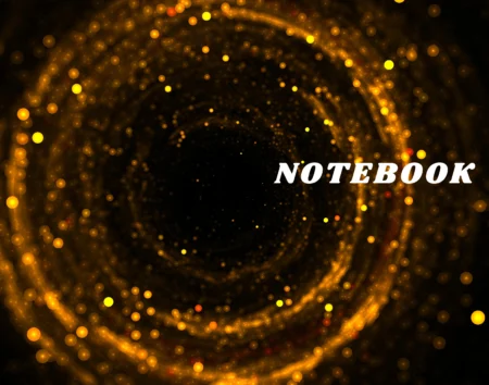 A dreamy and simple notebook!