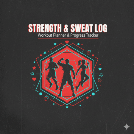 Strength & Sweat Log - Intense Workout Planner & Progress Tracker